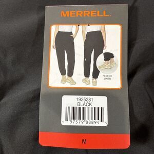 Merrell Women's Fleece Lined Jogger Black Medium New With Detached Tag